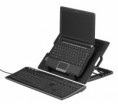 Výškovo nastaviteľná chladiaca podložka pod notebook